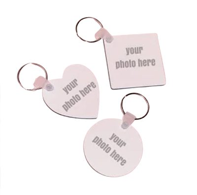 three heart shaped tags with the words your photo here